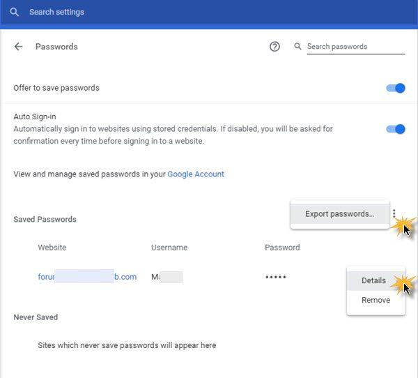 Macos reveal saved password for website app